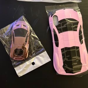 Pink Sports Car iPhone X/XS Case